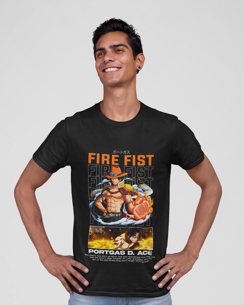 Fire Fist Ace - Premium Crew T-Shirt