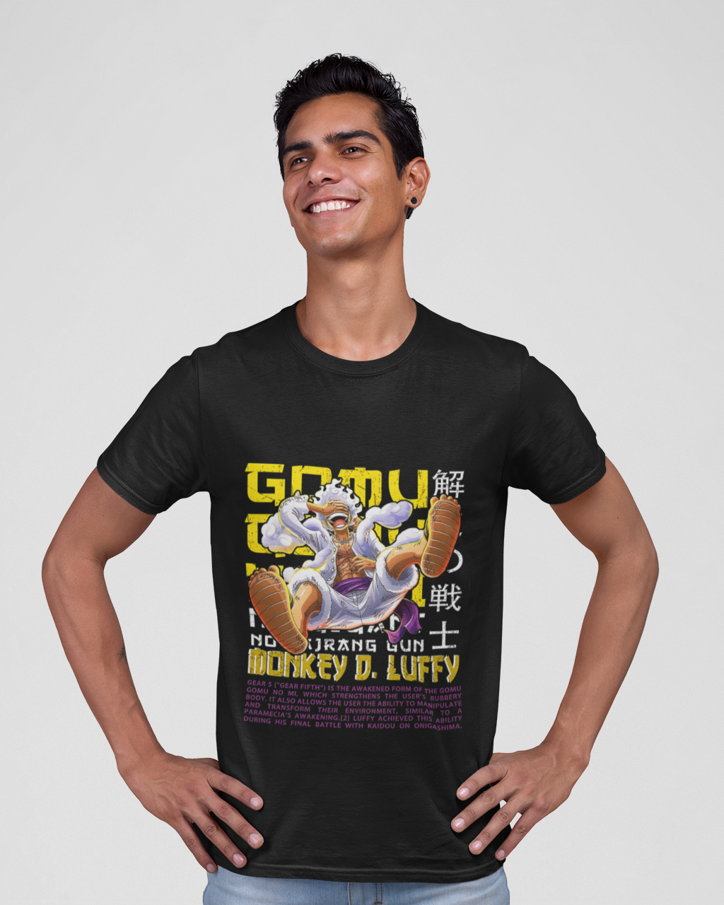 Gear 5 Luffy - Premium Crew T-Shirt