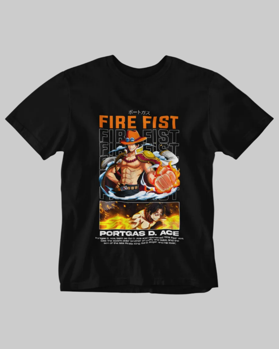 Fire Fist Ace - Premium Crew T-Shirt
